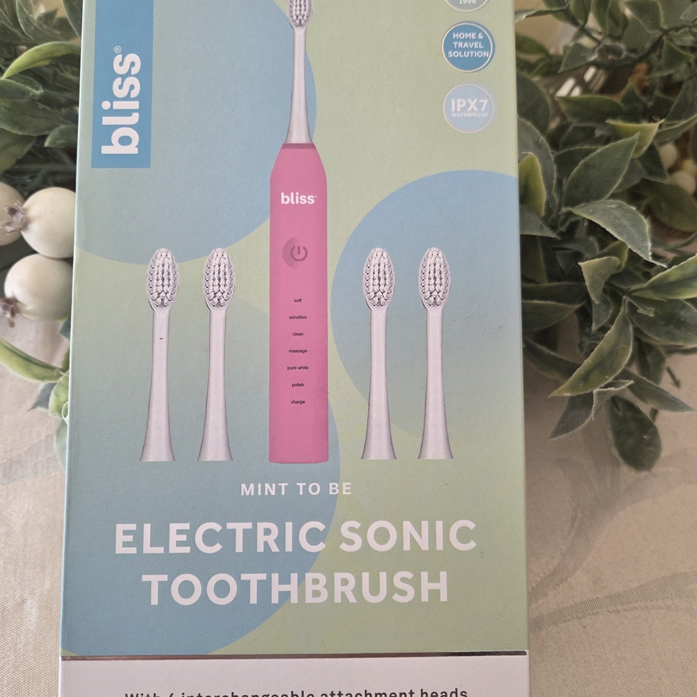 Bliss Pink Electric Sonic Toothbrush - Picture 3 of 6